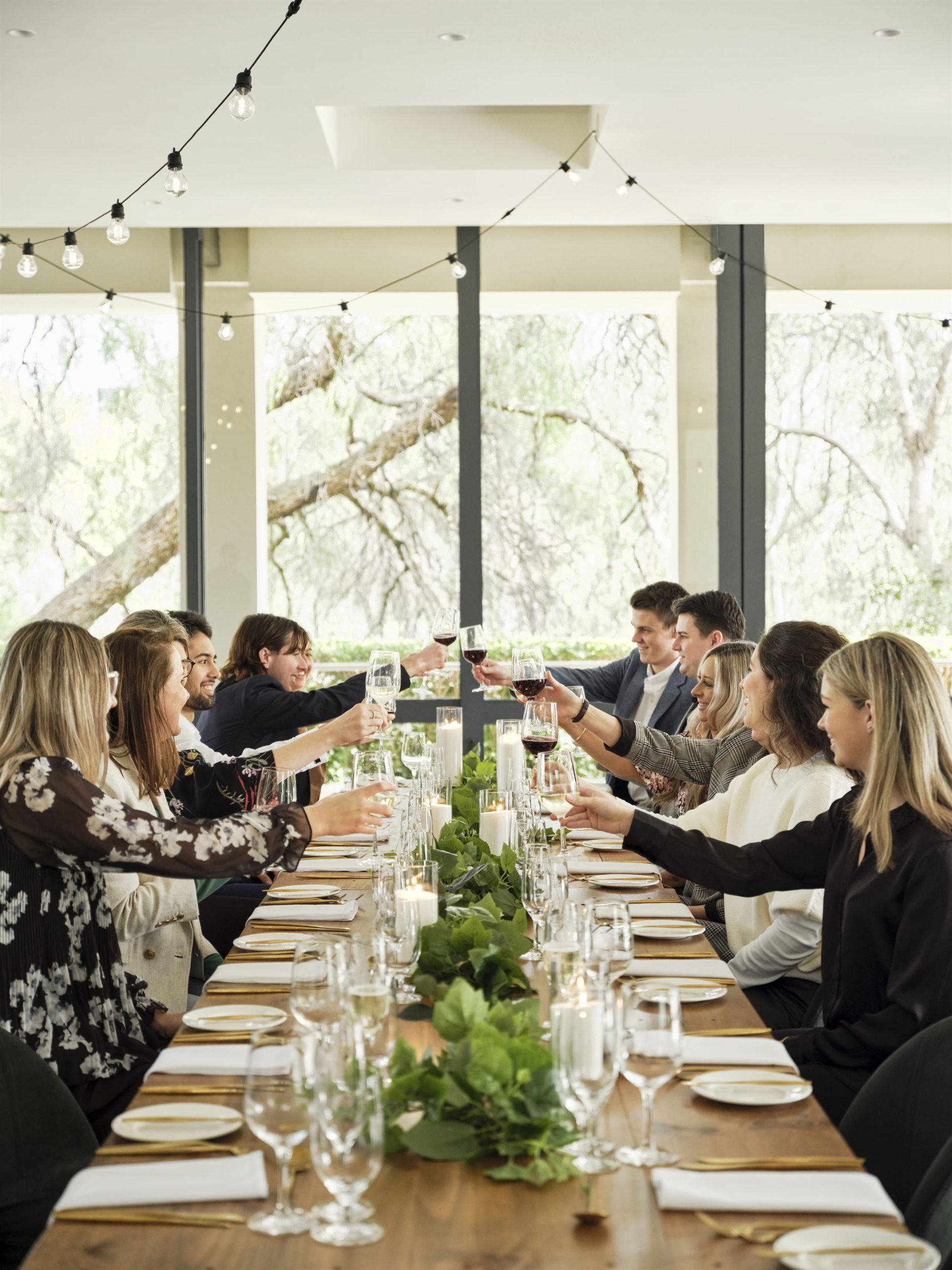 Festive gathering at a Melbourne venue for Christmas parties.